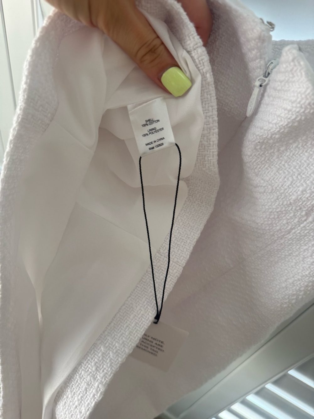 Flaw NWT Revolve MAJORELLE Clemence Mini Dress in White Medium - Picture 10 of 10
